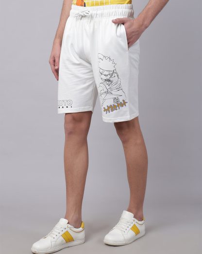 Naruto Printed Regular Fit Shorts For Men - Image 3