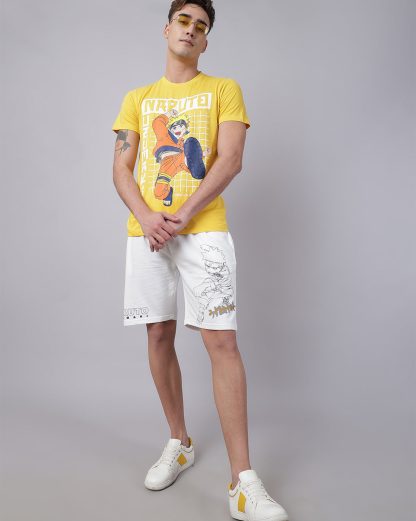 Naruto Printed Regular Fit Shorts For Men - Image 5