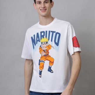 Naruto Printed Oversize Tshirt For Men