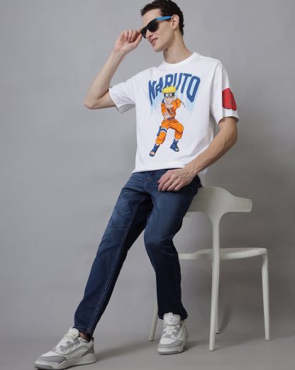 Naruto Printed Oversize Tshirt For Men - Image 5