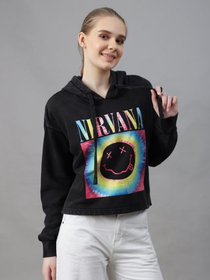 Nirvana Oversized Hoodie Women - Image 2