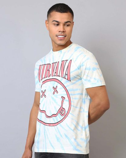 Nirvana Printed Regular Fit Tshirt For Men - Image 2