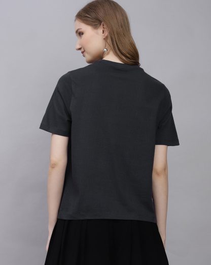 Nirvana Printed Regular Fit Tshirt For Women - Image 3