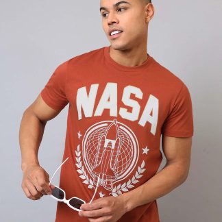 Nasa Printed Regular Fit Tshirt For Men