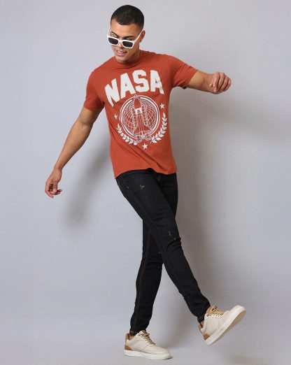 Nasa Printed Regular Fit Tshirt For Men - Image 4