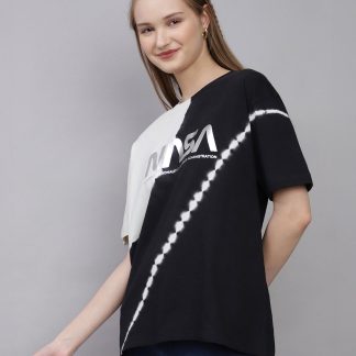 Nasa Printed Oversized Fit Tshirt For Women