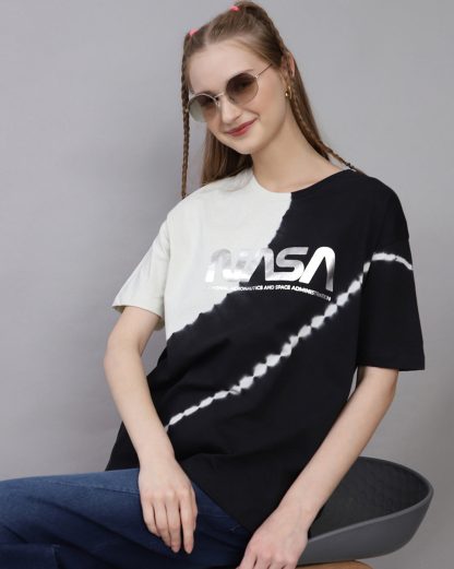 Nasa Printed Oversized Fit Tshirt For Women - Image 3