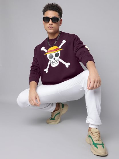 One Piece Straw Hat Pirates Oversized Sweatshirt Men - Image 5