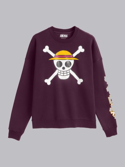 One Piece Straw Hat Pirates Oversized Sweatshirt Men - Image 6