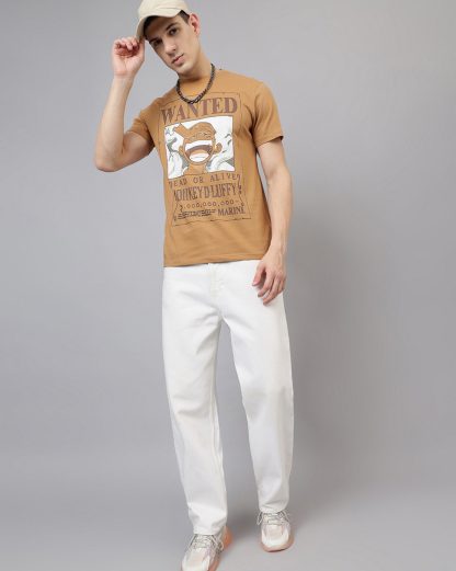 One Piece Luffy Wanted Regular Fit Tshirt Men - Image 5