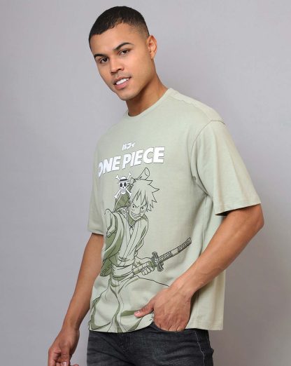 One Piece Printed Oversized Tshirt For Men - Image 2