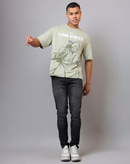 One Piece Printed Oversized Tshirt For Men - Image 4