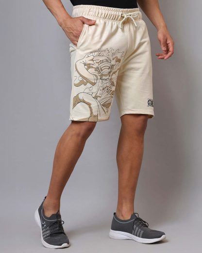 One Piece Printed Regular Fit Shorts For Men - Image 2