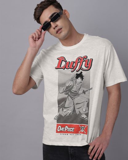 Luffy Printed Oversized Tshirt Men