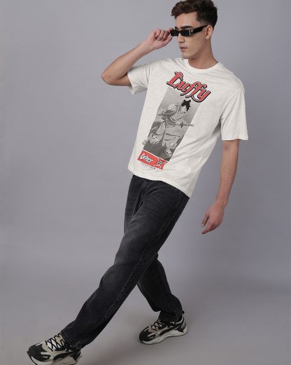Luffy Printed Oversized Tshirt Men - Image 5