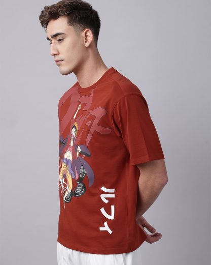 One Piece Printed Oversized Tshirt For Men - Image 3