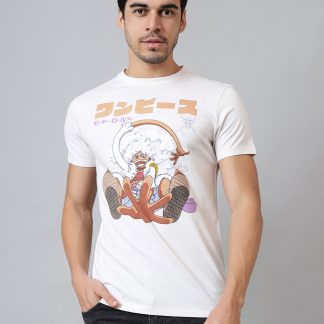 Luffy Printed Regular Fit Tshirt For Men