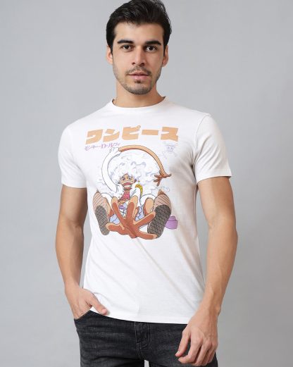 Luffy Printed Regular Fit Tshirt For Men