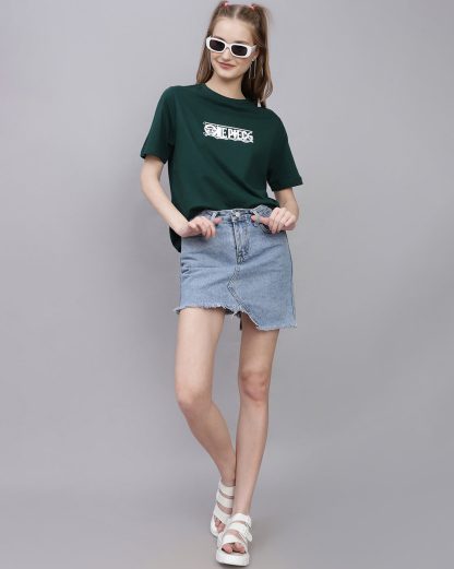 One Piece Printed Regular Fit Tshirt For Women - Image 4