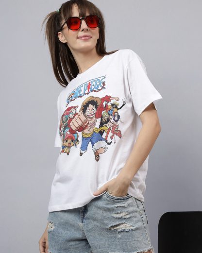 One Piece Printed Oversized Tshirt For Women - Image 2