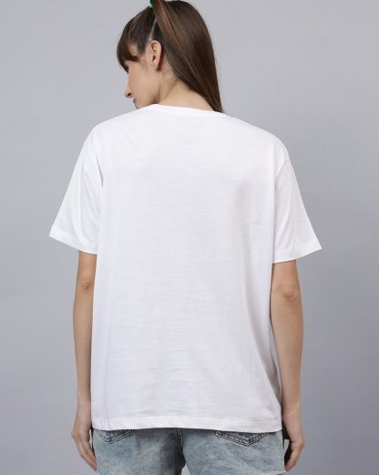 One Piece Printed Oversized Tshirt For Women - Image 3