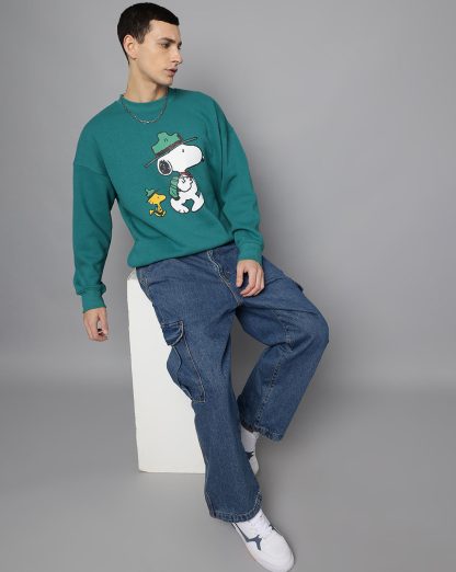 Snoopy Oversized Sweatshirt Men - Image 4