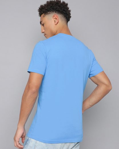Snoopy Regular Fit Blue Tshirt Men - Image 4