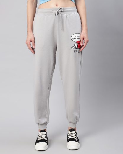 Peanuts Grey Jogger For Women