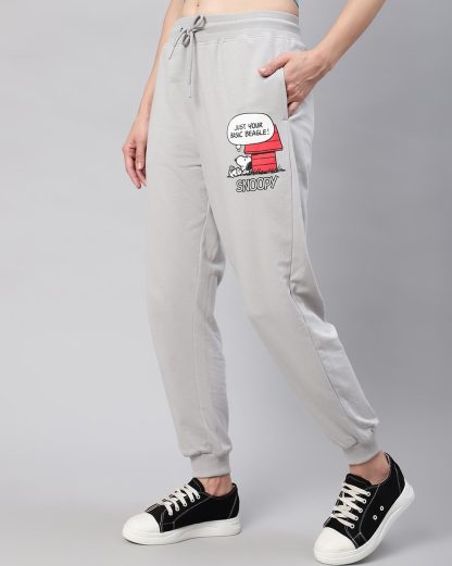 Peanuts Grey Jogger For Women - Image 2