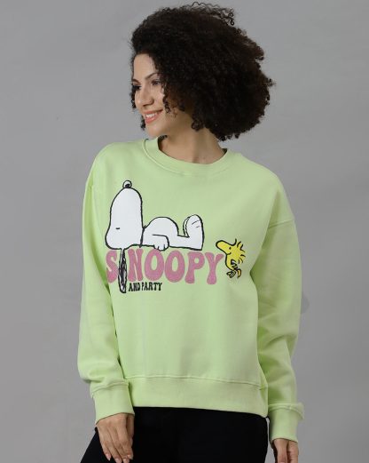 Snoopy Relaxed Fit Sweatshirt Women - Image 2