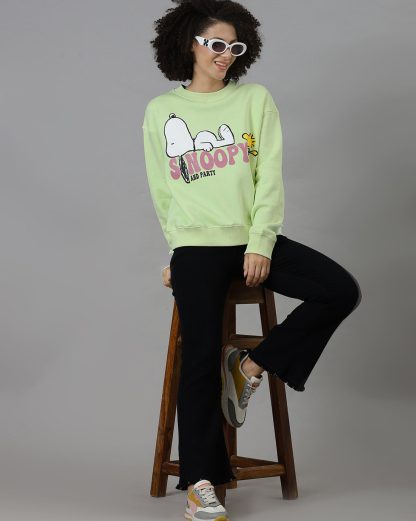 Snoopy Relaxed Fit Sweatshirt Women - Image 4