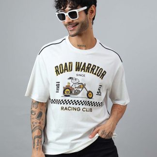 Peanuts Printed Oversized Tshirt For Men