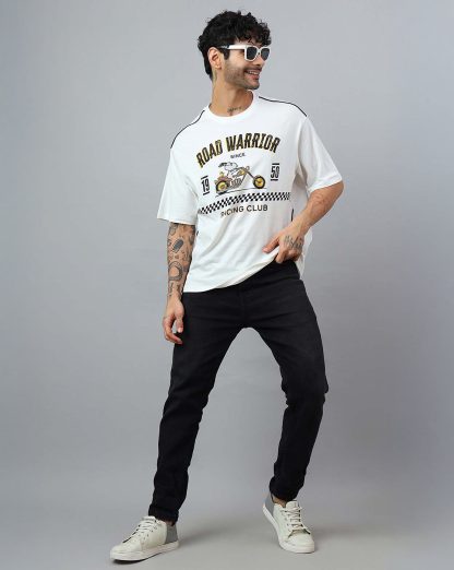 Peanuts Printed Oversized Tshirt For Men - Image 4
