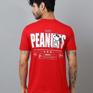 Peanuts Printed Regular Fit Tshirt For Men