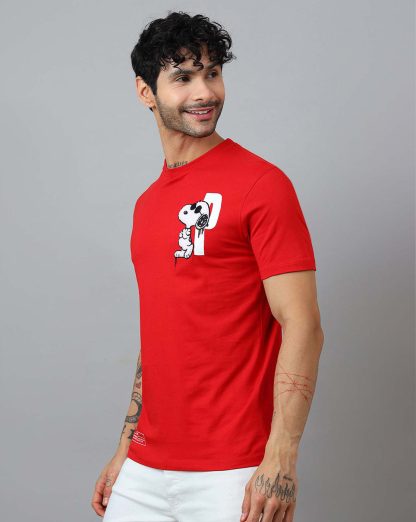 Peanuts Printed Regular Fit Tshirt For Men - Image 3