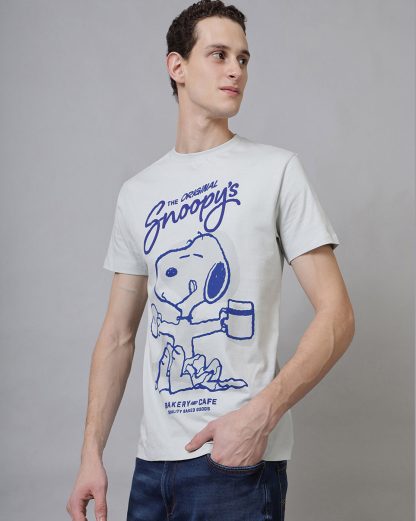 Peanuts Printed Regular Fit Tshirt For Men - Image 2