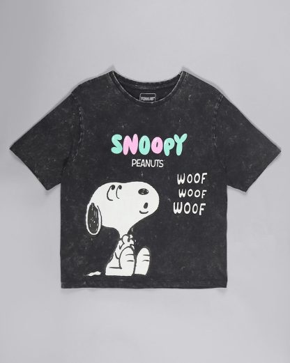 Snoppy Printed Regular Fit Tshirt For Women - Image 5