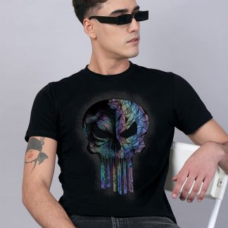 Punisher Printed Regular Fit Tshirt For Men