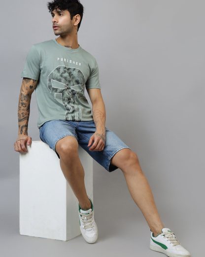 Punisher Printed Regular Fit Tshirt For Men - Image 4