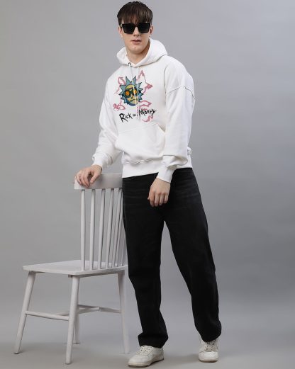 Rick & Morty Oversized Hoodie Men - Image 4