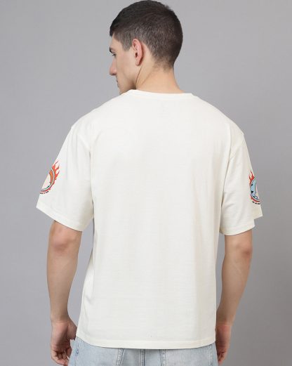 Rick & Morty Off White Oversized Tshirt Men - Image 4