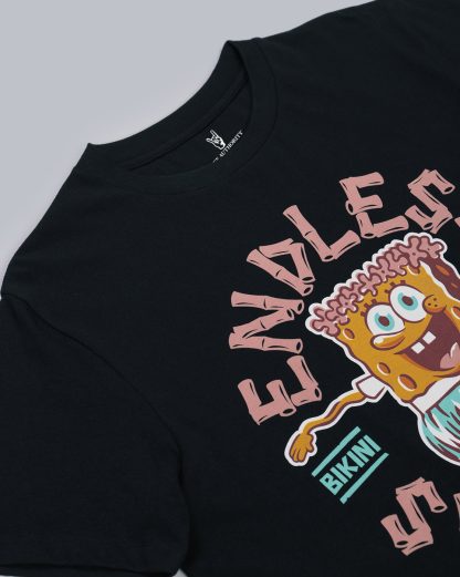 Sponge Bob Squarepants Printed Regular Fit Tshirt For Men - Image 2