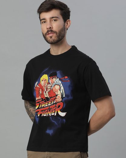 Street Fighter Oversized Tshirt For Men - Image 3