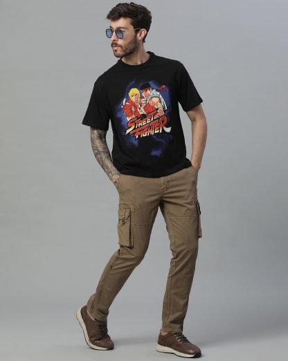 Street Fighter Oversized Tshirt For Men - Image 5