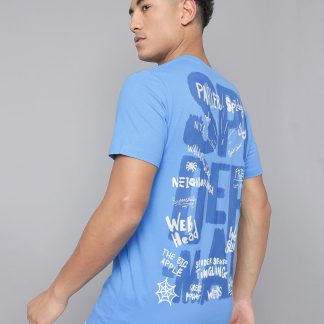 Spiderman Quirky Blue Tshirt Men