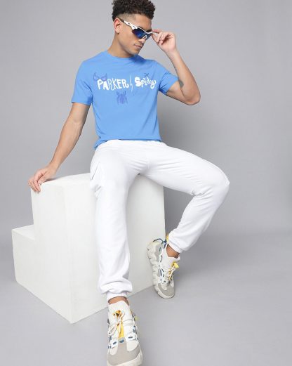 Spiderman Quirky Blue Tshirt Men - Image 5