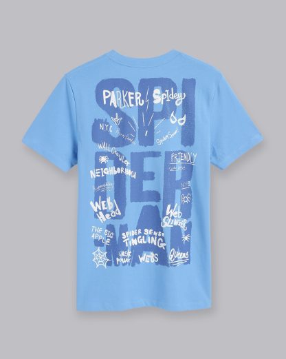 Spiderman Quirky Blue Tshirt Men - Image 7