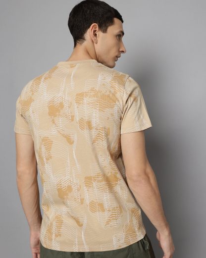 Superman Beige Regular Fit Tshirt Men - Image 3