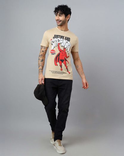 Superman Printed Regular Fit Tshirt For Men - Image 4