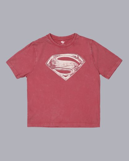 Superman Printed Regular Fit Tshirt For Women - Image 5